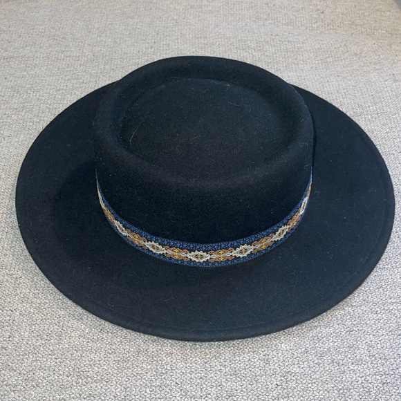 ADORA Accessories - Adora Gypsy warrior black out west fedora NWT